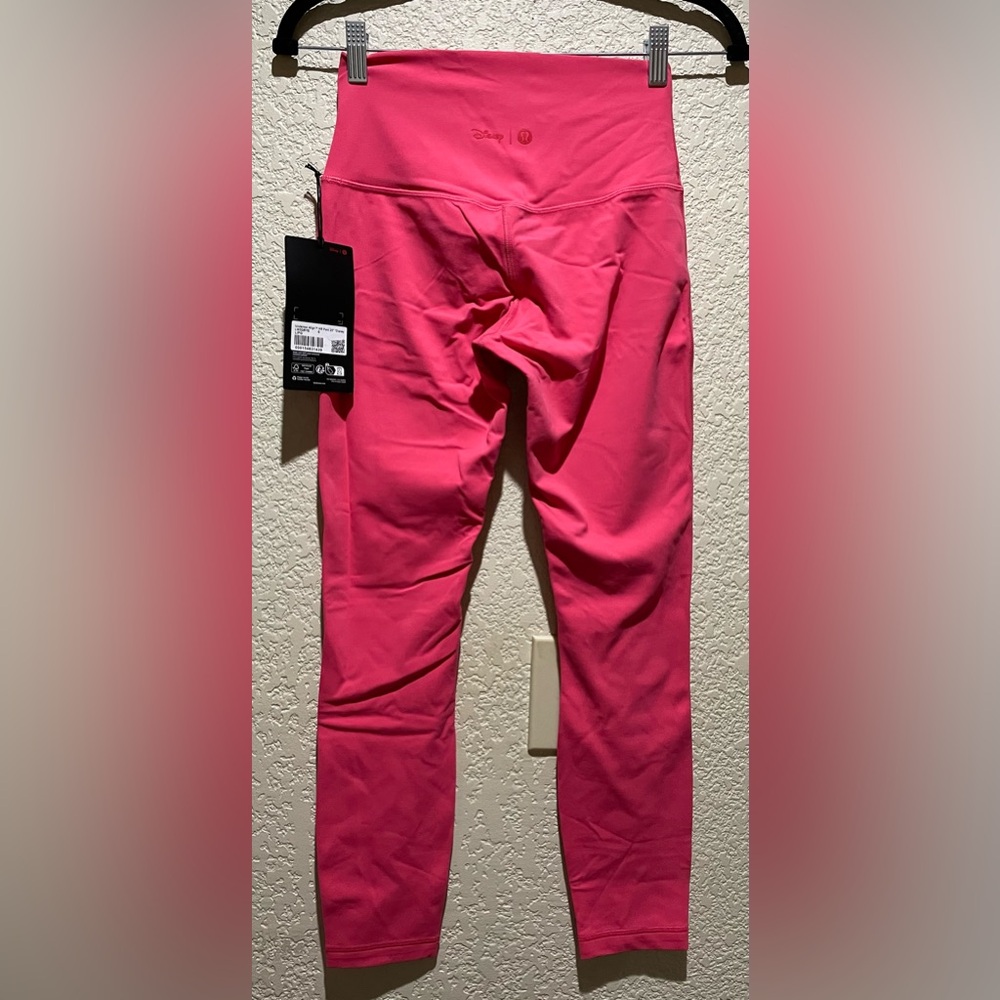Lululemon Disney NWT Align High Rise Pants 25” Leggings Lip Gloss Pink Size 6 - Picture 9 of 15